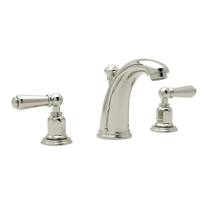 Perrin & Rowe Two Handle Widespread Bathroom Sink Faucet in Polished Nickel | Ferguson