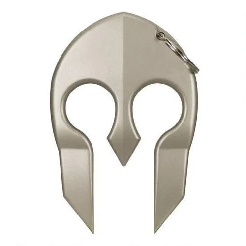 Personal Security Products Spartan Protection Keychain Impact Reistant Polymer Silver