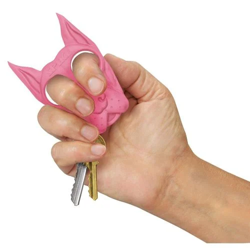 Personal Security Products SPIKE Self Defense Keychain Pink Finish
