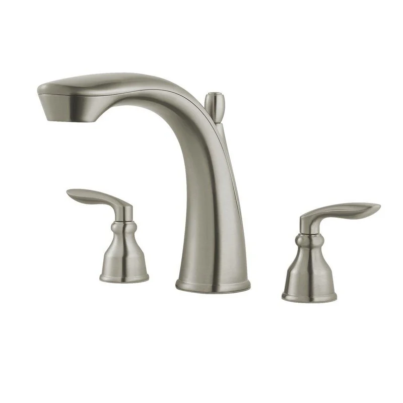 Pfister Avalon Two Handle Roman Tub Faucet in Brushed Nickel (Trim Only) | Ferguson
