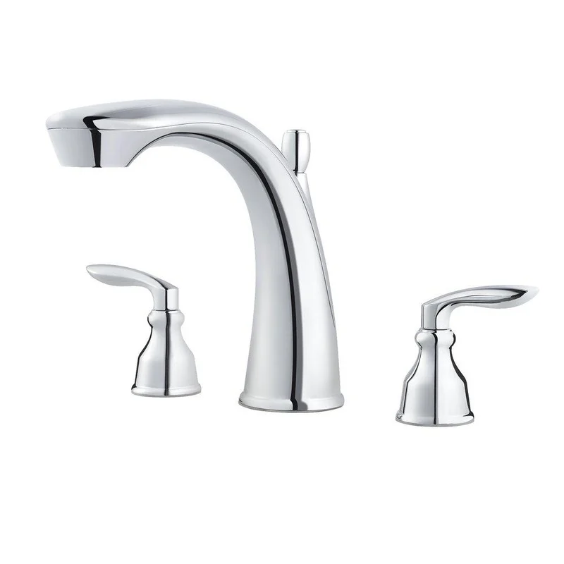 Pfister Avalon Two Handle Roman Tub Faucet in Polished Chrome (Trim Only) | Ferguson