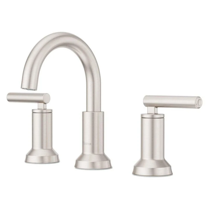 Pfister Capistrano Two Handle Widespread Bathroom Sink Faucet in Spot Defense Brushed Nickel | Ferguson