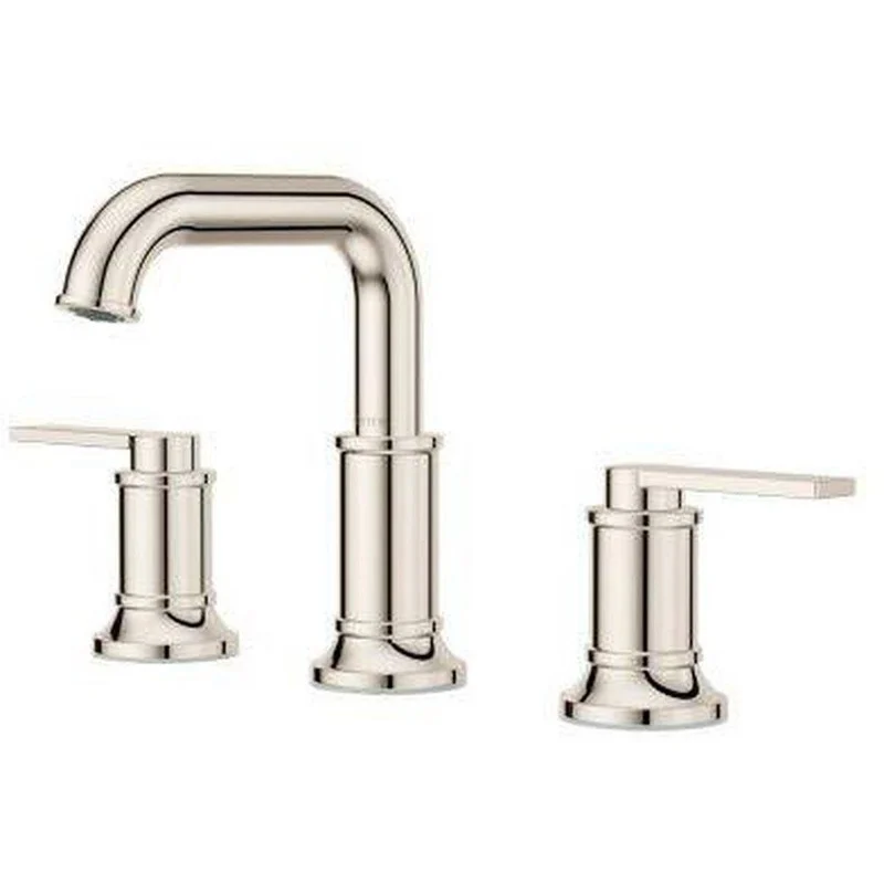 Pfister Colfax Two Handle Widespread Bathroom Sink Faucet in Polished Nickel | Ferguson
