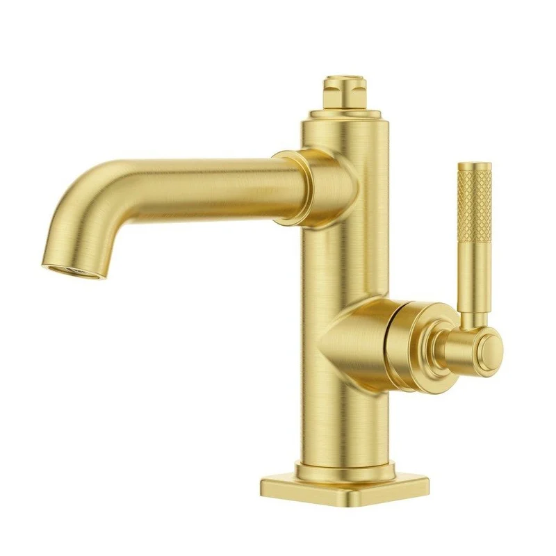 Pfister Hillstone Single Handle Monoblock Bathroom Sink Faucet in Brushed Gold | Ferguson