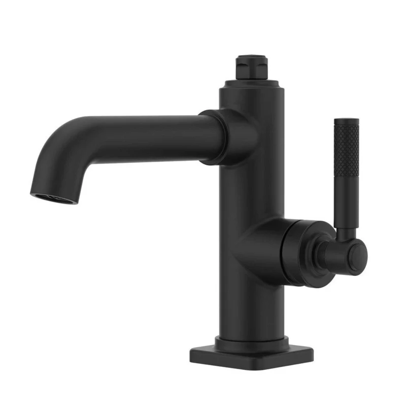 Pfister Hillstone Single Handle Monoblock Bathroom Sink Faucet in Matte Black | Ferguson