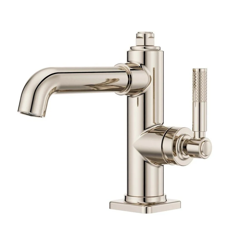 Pfister Hillstone Single Handle Monoblock Bathroom Sink Faucet in Polished Nickel | Ferguson