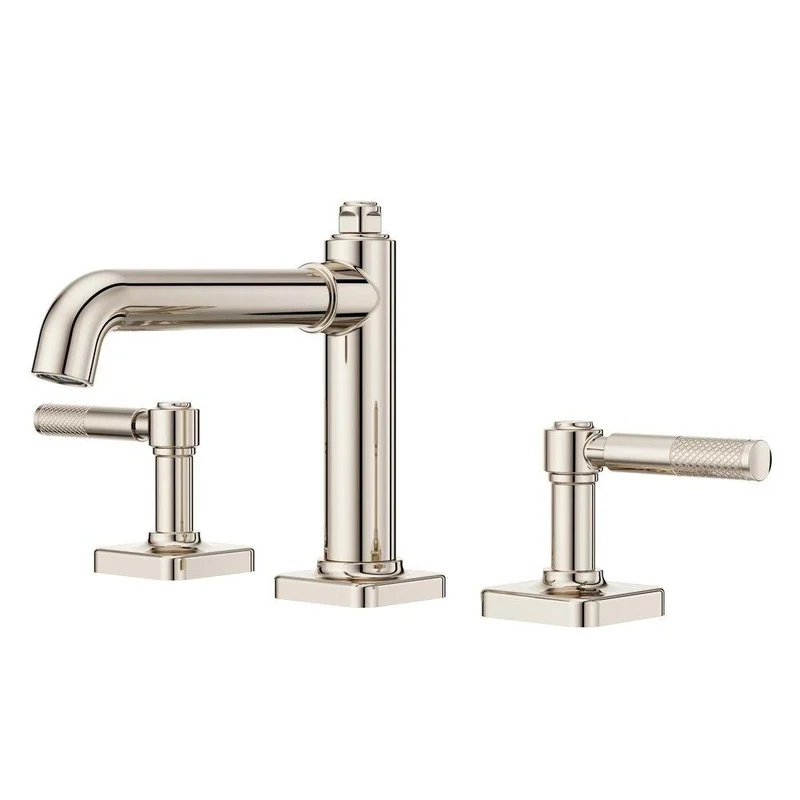 Pfister Hillstone Two Handle Widespread Bathroom Sink Faucet in Polished Nickel | Ferguson