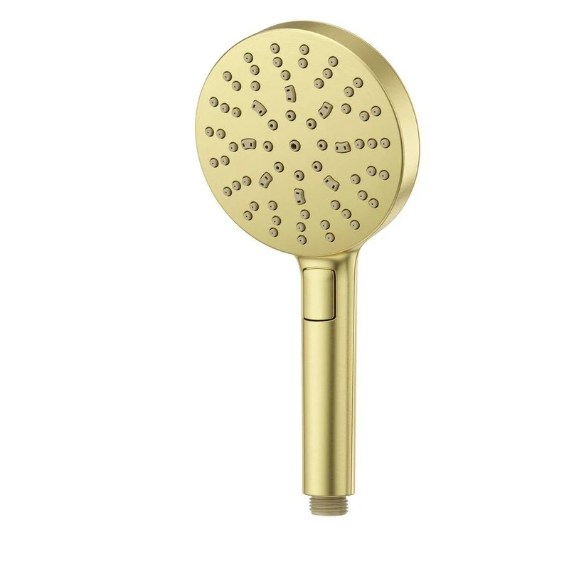 Pfister Modern Round Multi Function Hand Shower in Brushed Gold | Ferguson