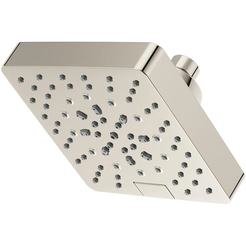Pfister Modern Square Multi Function Showerhead in Polished Nickel | Ferguson