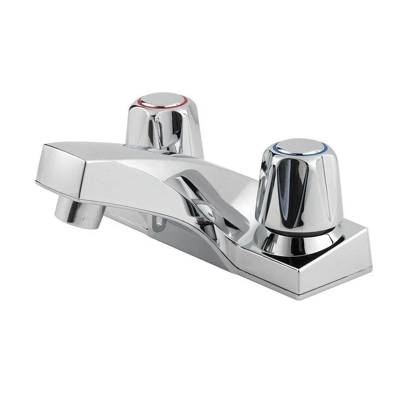 Pfister Pfirst Series Two Handle Centerset Bathroom Sink Faucet in Polished Chrome | Ferguson