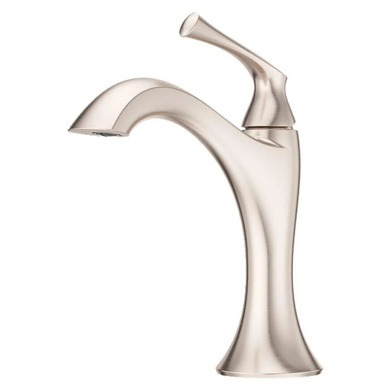 Pfister Rhen Single Handle Monoblock Bathroom Sink Faucet in Brushed Nickel | Ferguson