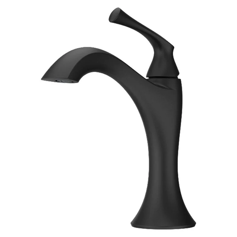 Pfister Rhen Single Handle Monoblock Bathroom Sink Faucet in Matte Black | Ferguson
