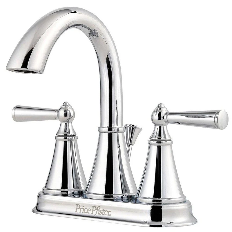 Pfister Saxton Two Handle Centerset Bathroom Sink Faucet in Polished Chrome | Ferguson