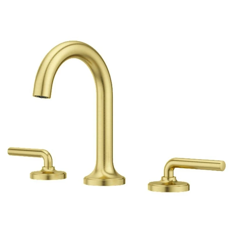 Pfister Tenet Two Handle Widespread Bathroom Sink Faucet in Brushed Gold | Ferguson