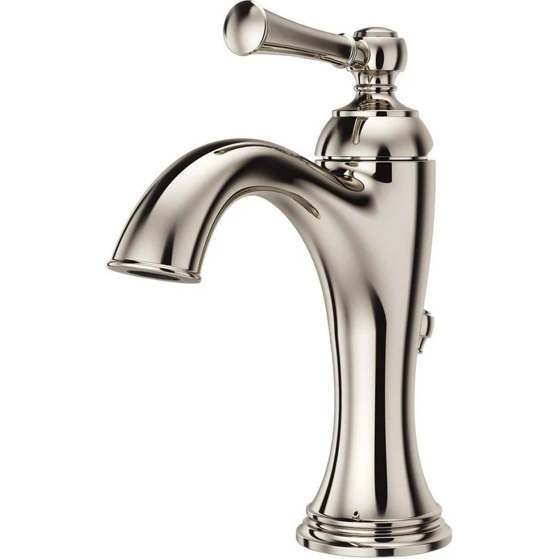 Pfister Tisbury Single Handle Monoblock Bathroom Sink Faucet in Polished Nickel | Ferguson