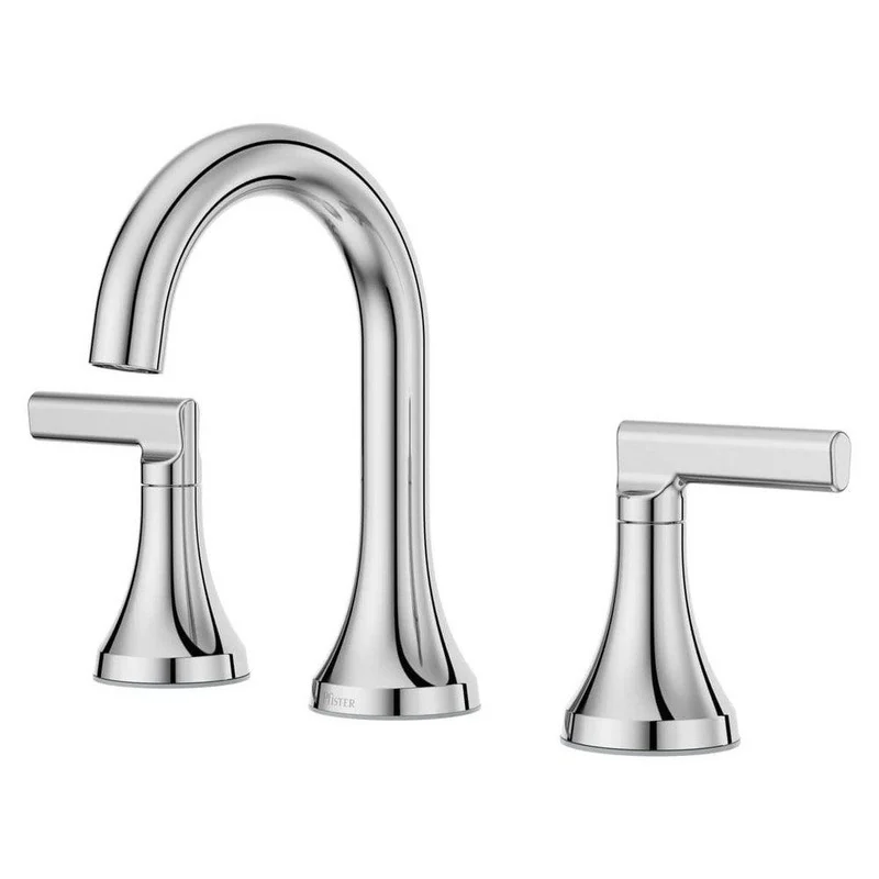 Pfister Vedra Two Handle Widespread Bathroom Sink Faucet in Polished Chrome | Ferguson