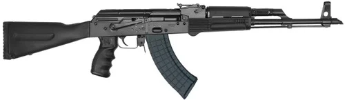 Pioneer Arms AK-47 Sporter 7.62X39mm 16" Barrel, Polska Manufacture (Poland), Black Polymer Furniture, 7.62x39 - Forged Front Trunnion 30rd