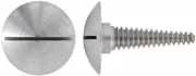 Plain Button Sling Stud,3/4" diameter head, screw driver slot for installation