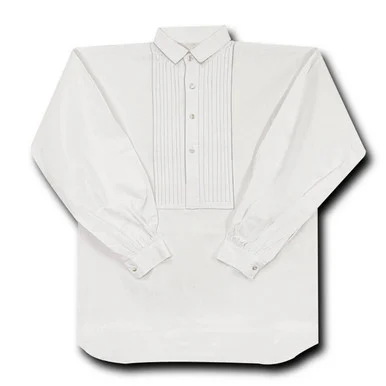 Pleated Front Dress Shirt