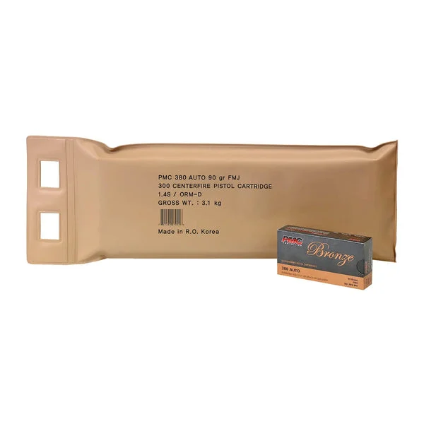 PMC BRONZE 380ACP 90GR FMJ 300RD