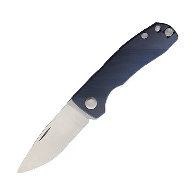 PMP Knives Harmony Folding Knife Blue Titanium PMP005