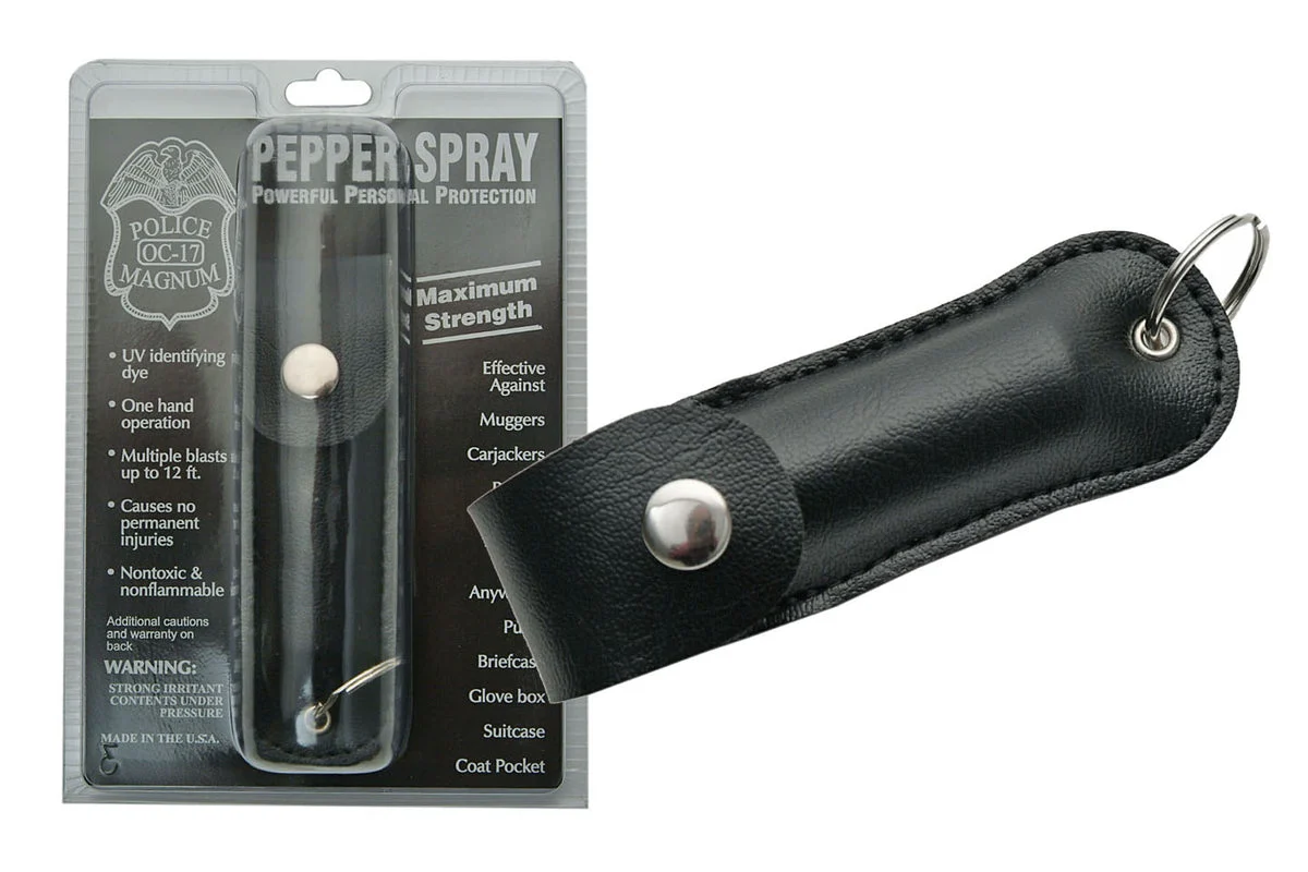 Police Magnum Black Pepper Spray For Sale (OC-17)