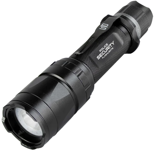Police Security Trac Tact-R Black 400/1,000 Lumens White LED