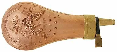 Powder Flask, Colt style Unum Flaskaccepts 8-.75mm threaded spouts