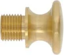 Powder Horn Base Plug,large, brass,1/2-20 thread