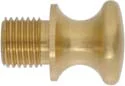 Powder Horn Base Plug,small, brass,3/8-24 thread