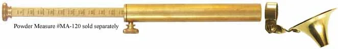 Powder measure funnel and swivel only, brass