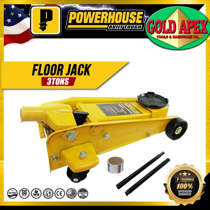 Powerhouse 3 Tons Hydraulic Floor Jack / Crocodile Jack