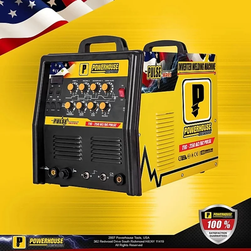 Powerhouse TIG250 PULSE 2in1 (TIG/MMA) AC/DC Inverter Welding Machine