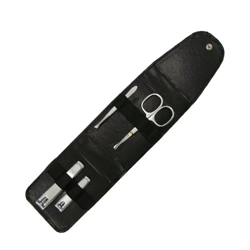 Premax Mens 4 Piece Manicure Set – Black