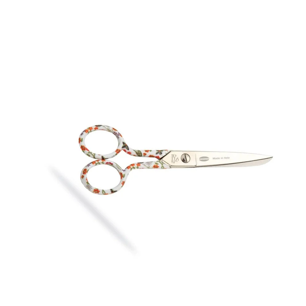 Premax Rainbow Collection – Sewing scissor – Orange Flowers – 15cm (6″)