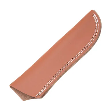 Premium 7-inch Brown Leather Belt Sheath for Fixed Blade Knives SH1171