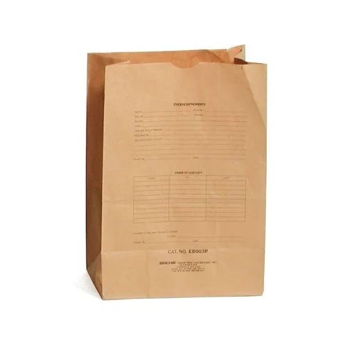 Preprinted Kraft Evidence Bag 12x7x18 – Set of 500