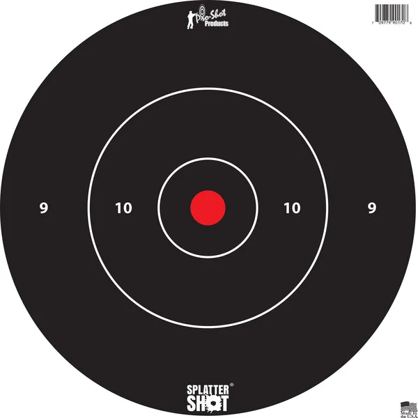 PRO-SHOT TARGET 12" WHT BULLSEYE 5PK