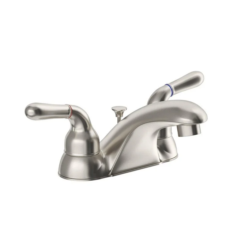 PROFLO Two Handle Centerset Bathroom Sink Faucet in Brushed Nickel | Ferguson