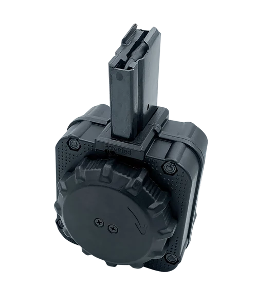 ProMag Drum Magazine, Mini-14 223 Remington/5.56mm, 65rd, Fits Ruger Mini-14, Steel/Polymer Construction, Black