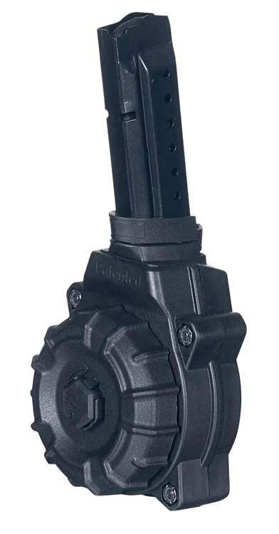ProMag Glock G17-19 Drum Mag 9mm, Black, 30rd