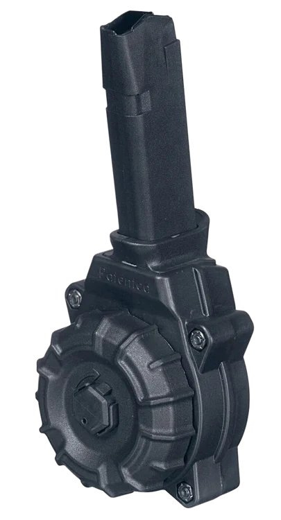 ProMag Glock G48/43X Drum Mag 9mm, Black, 30rd