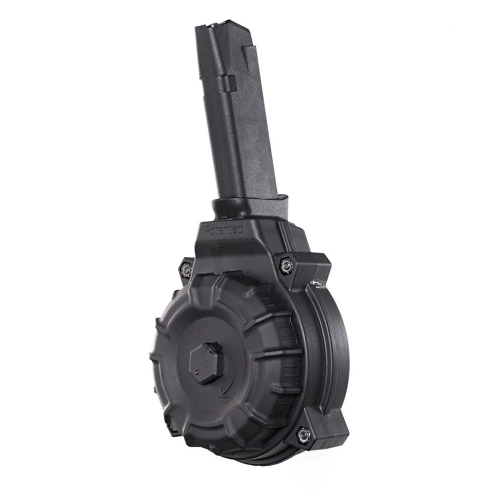 ProMag Springfield XD-9 9mm 50-Round Drum Handgun Magazine Black Polymer