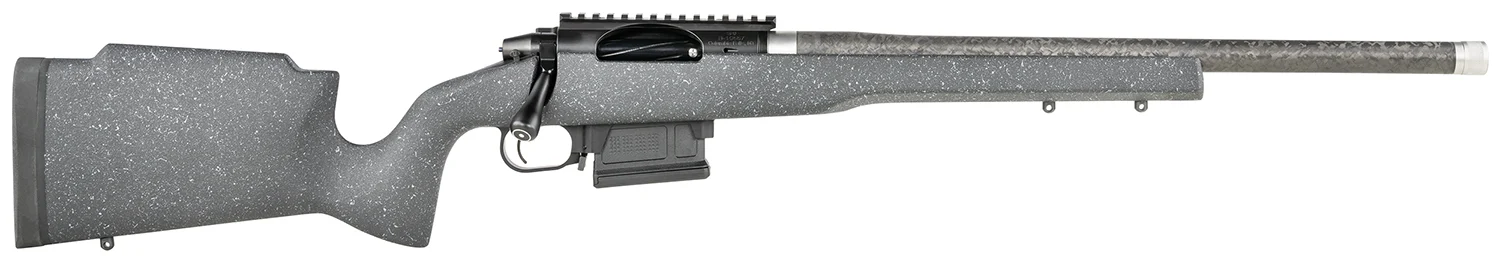 Proof Research 137994 Elevation MTR 2.0 308 Win 20″ Carbon Fiber Wrapped Match Grade Threaded Barrel, Black Cerakote Picatinny Rail Steel Receiver, Fixed Proof Black Granite Carbon Fiber Stock