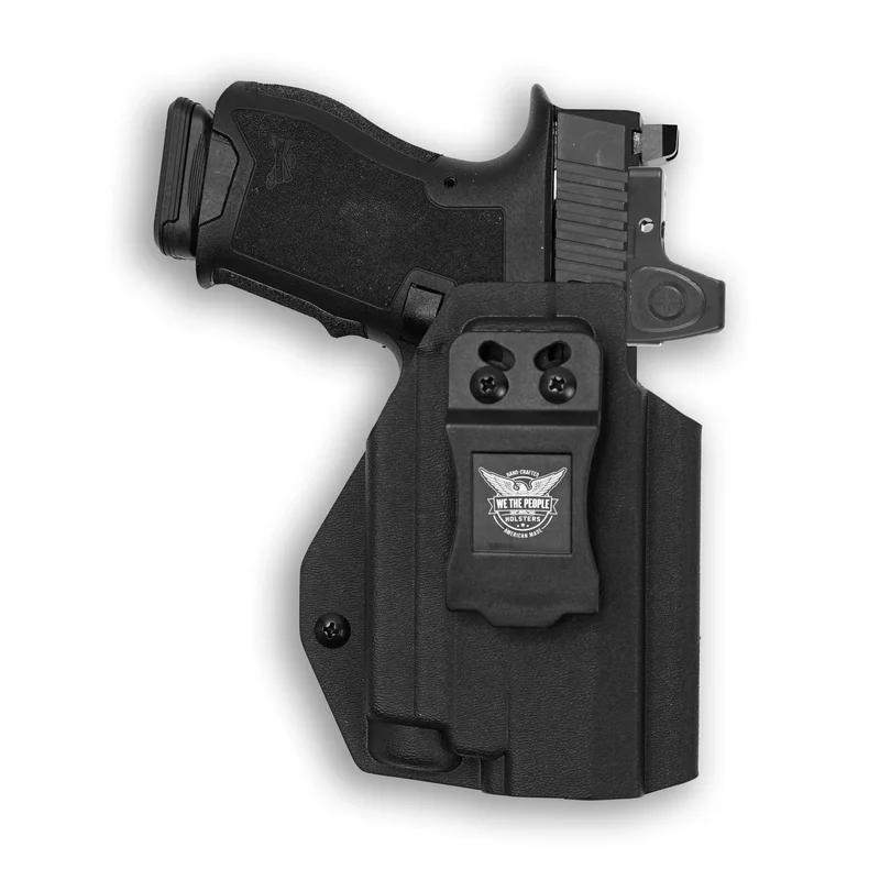 PSA Dagger Full Size S RMR 3.9″ with Olight Baldr S Light Red Dot Optic Cut IWB Holster