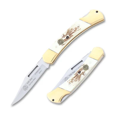 Puma SGB Bear POM Commando Stag Folding Pocket Knife PKC6169600CS