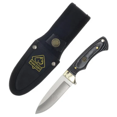 Puma SGB Blacktail Micarta 3.2in Satin Plain Drop Point Fixed Blade PKC6530010
