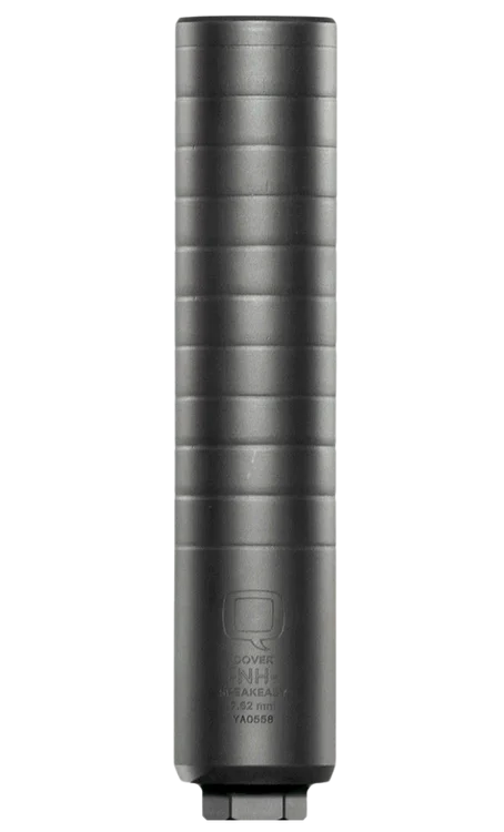 Q Speak Easy 7.62 NATO, Stainless Steel Construction, Melonite Black, 8.56" Overall Length, Quickie Fast-Attach