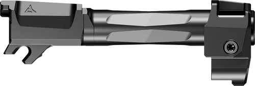 Radian Weapons RAMJET Fluted Barrel with AFTERBURNER Muzzle Brake, 9mm, Radianite Finish, Black/Gray, INTRA-LOK Mounting System, Fits Glock 19 Gen 3