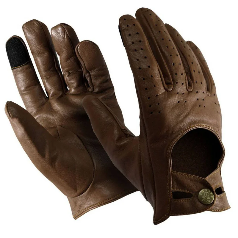 Rakuda Luxury Men’s Leather Texting Touch Screen Unisex Gloves